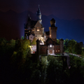 Noční Neuschwanstein | fotografie